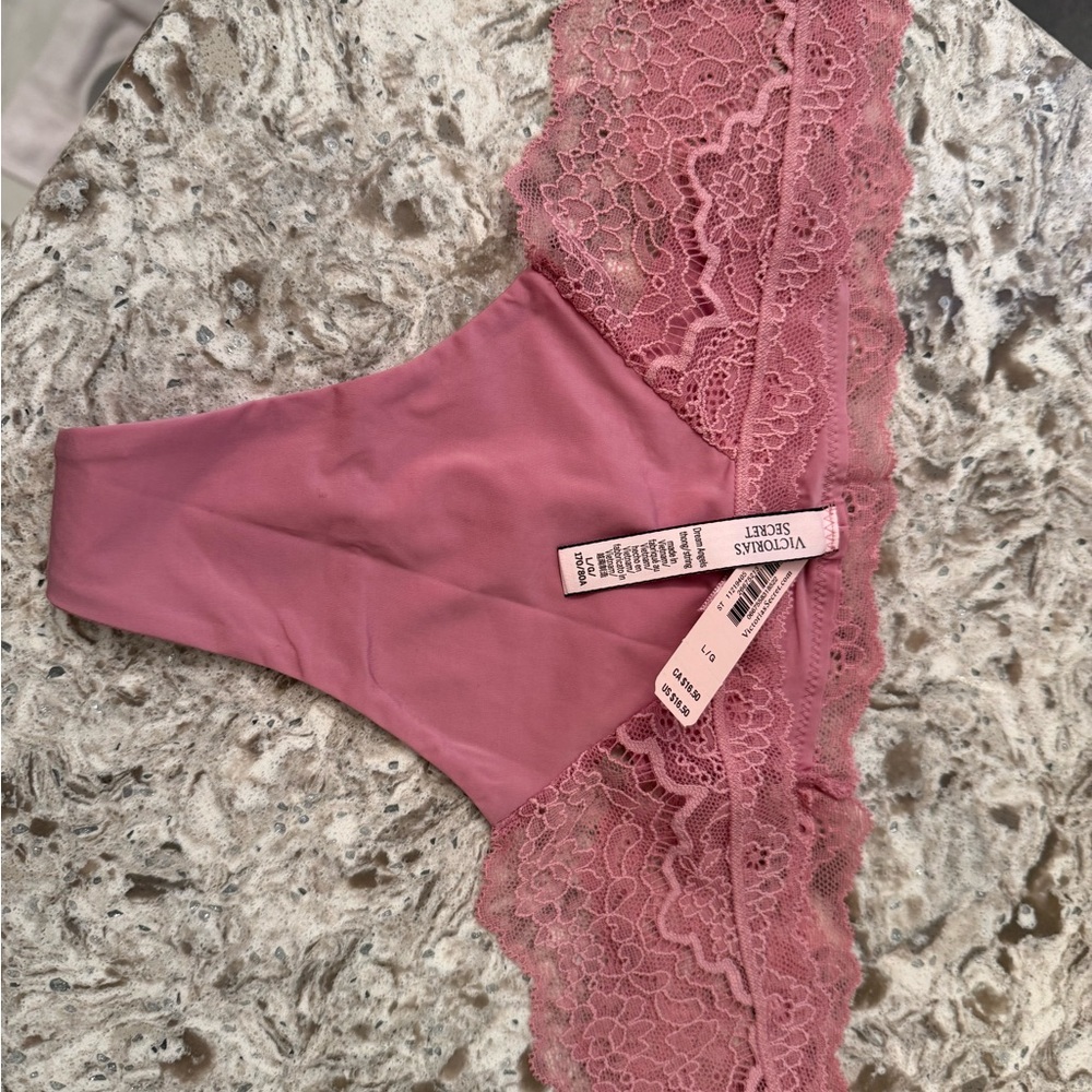 Victoria's Secret Mauve Lace Panty